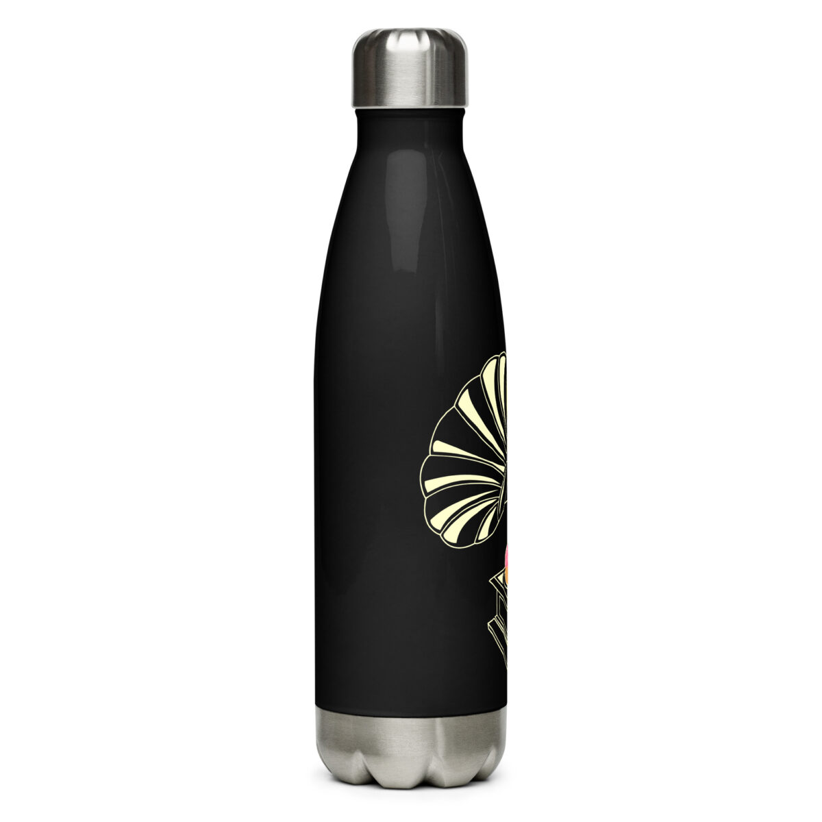 stainless steel water bottle black 17oz right 64ac235794a64