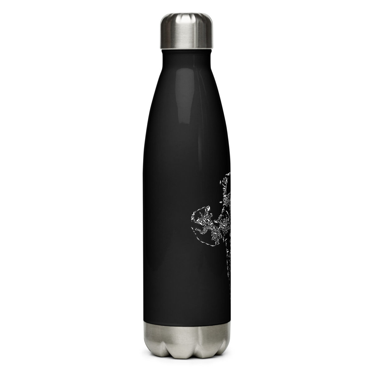 stainless steel water bottle black 17oz right 64ac2768ce5ed