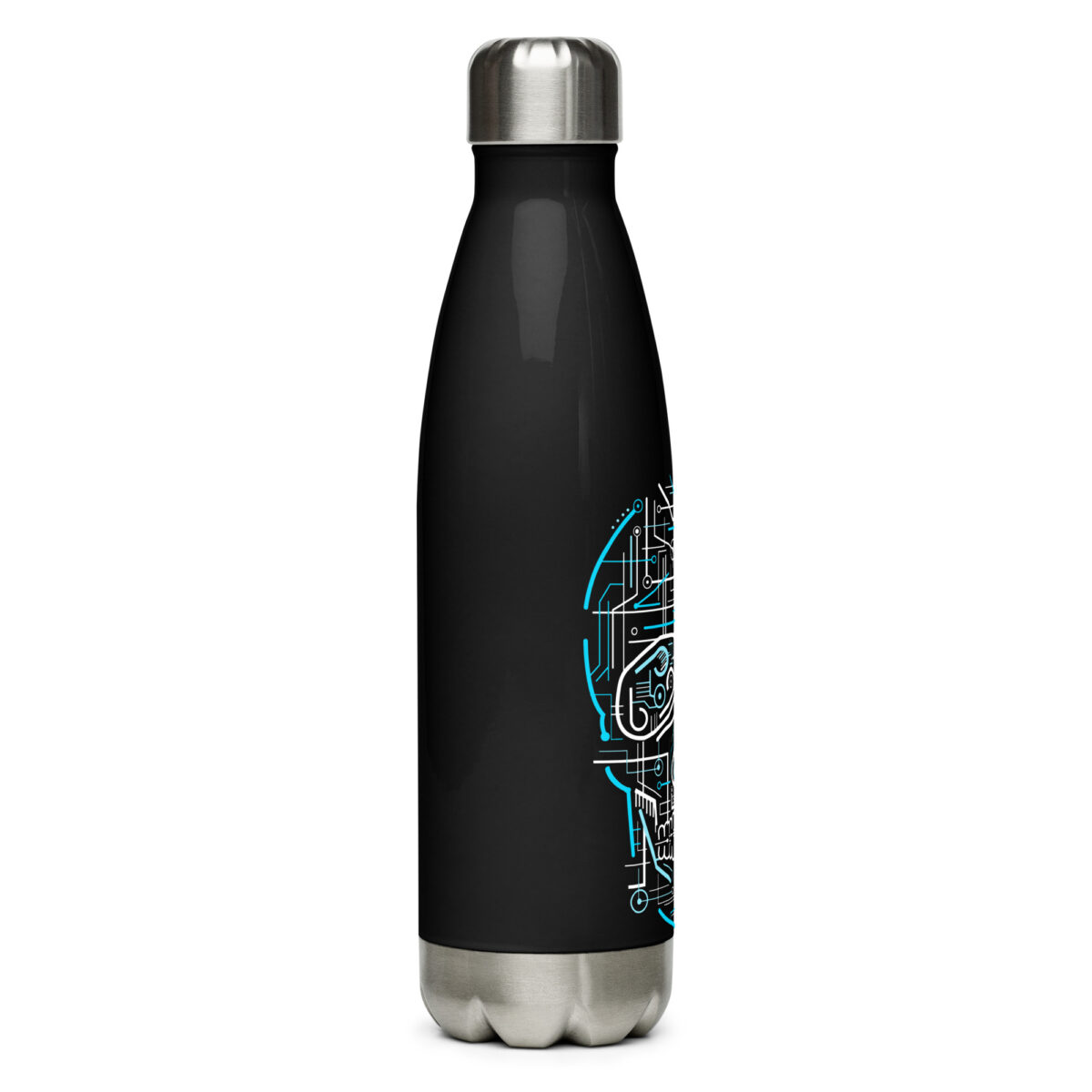 stainless steel water bottle black 17oz right 64ac2a4b1351d