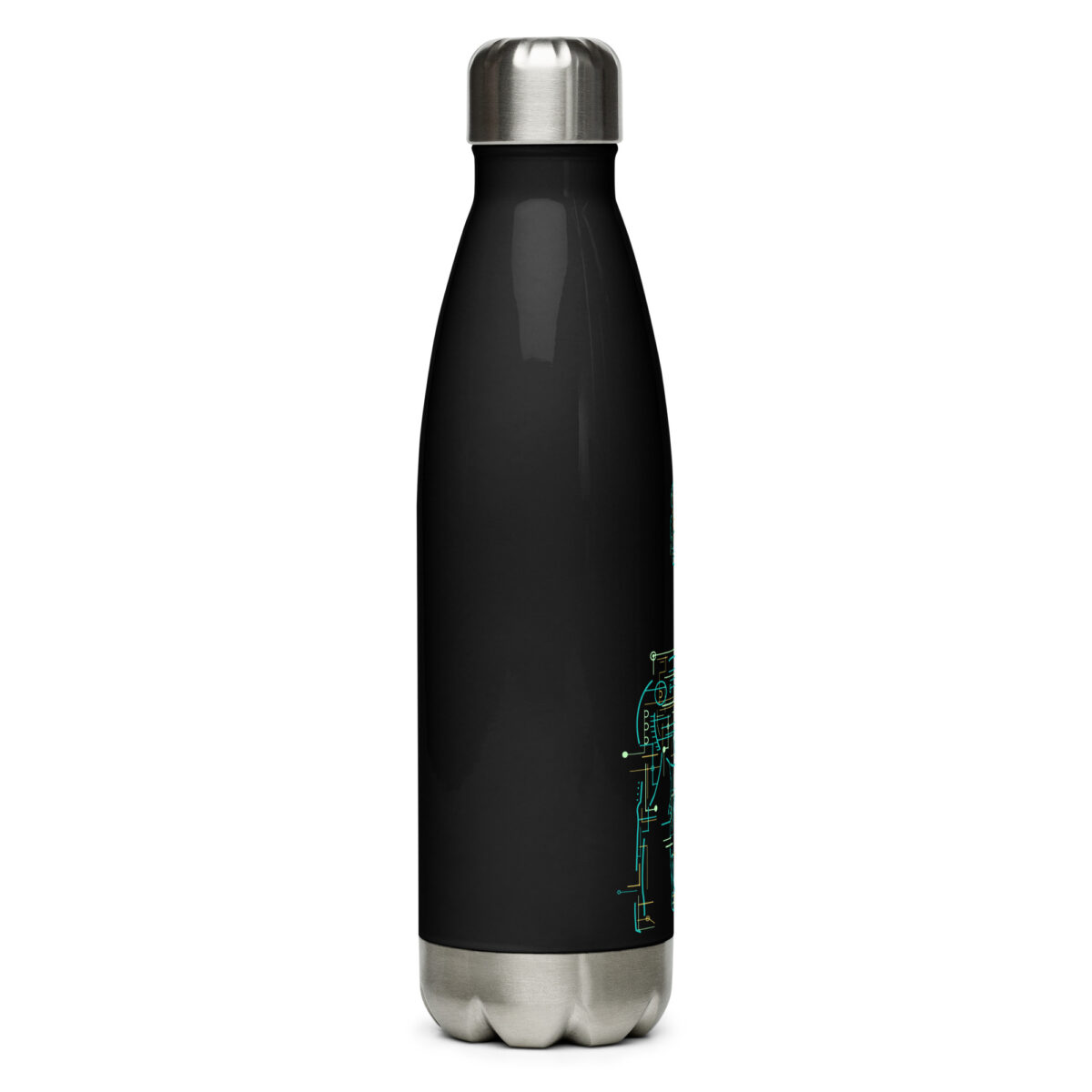 stainless steel water bottle black 17oz right 64ac2b6dd086b