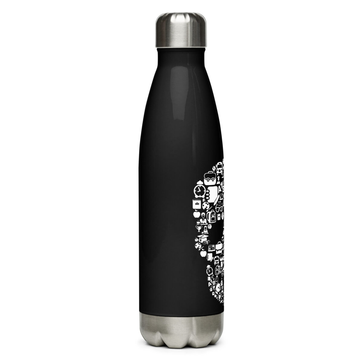 stainless steel water bottle black 17oz right 64ac3051437ed