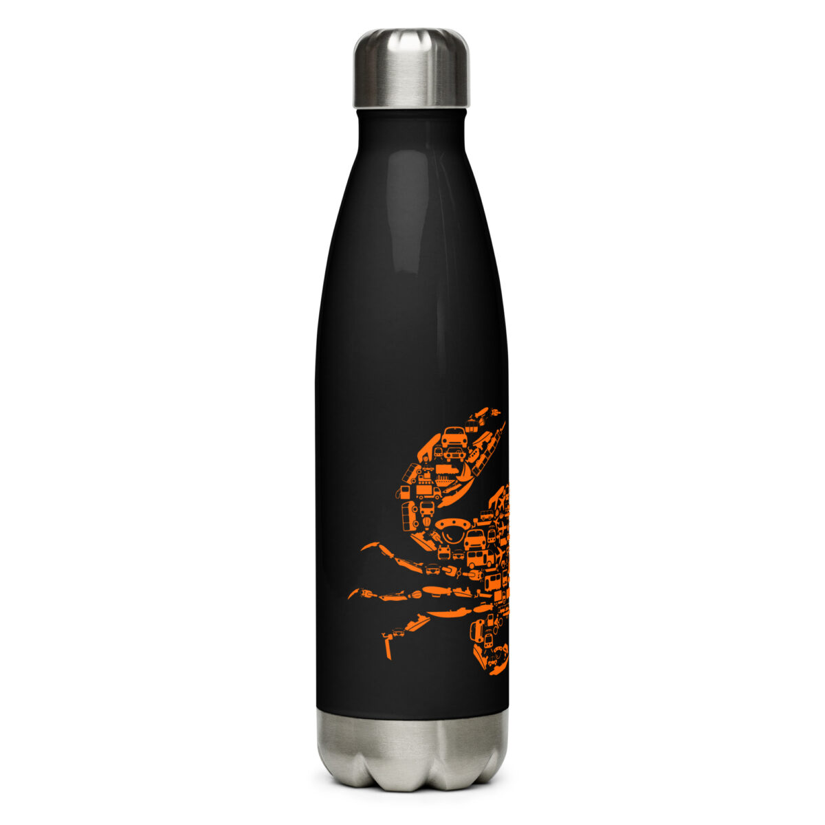 stainless steel water bottle black 17oz right 64ac3165cc009