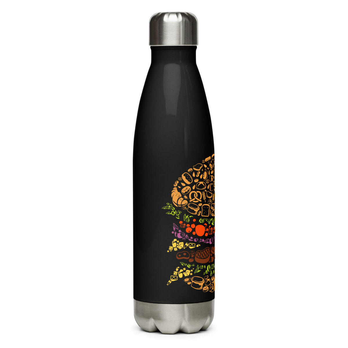 stainless steel water bottle black 17oz right 64ac33c648e05