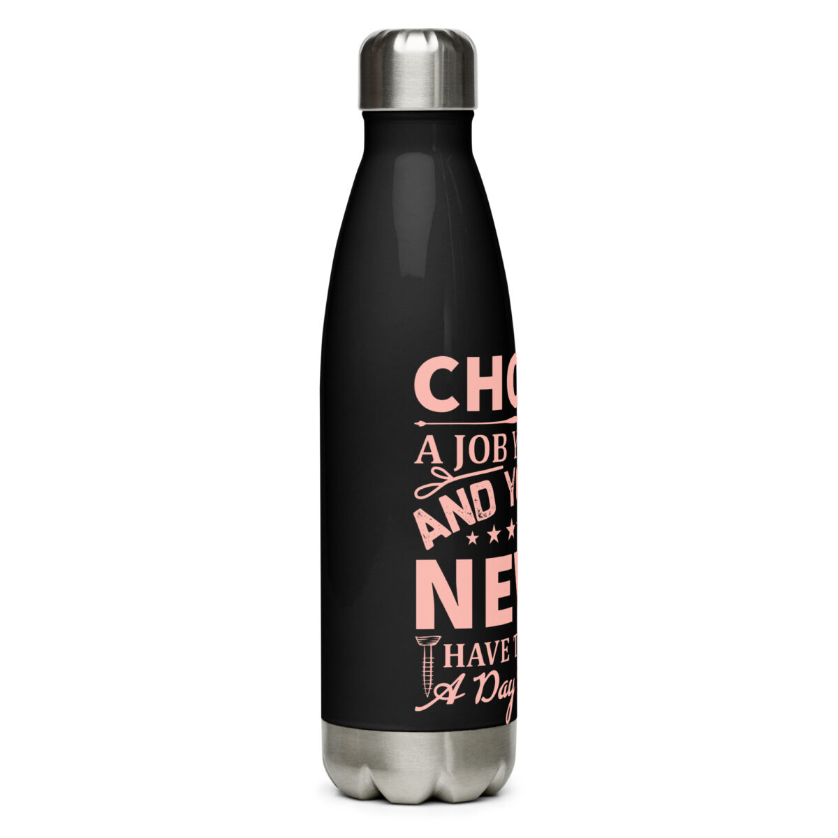 stainless steel water bottle black 17oz right 64ac393ff1939