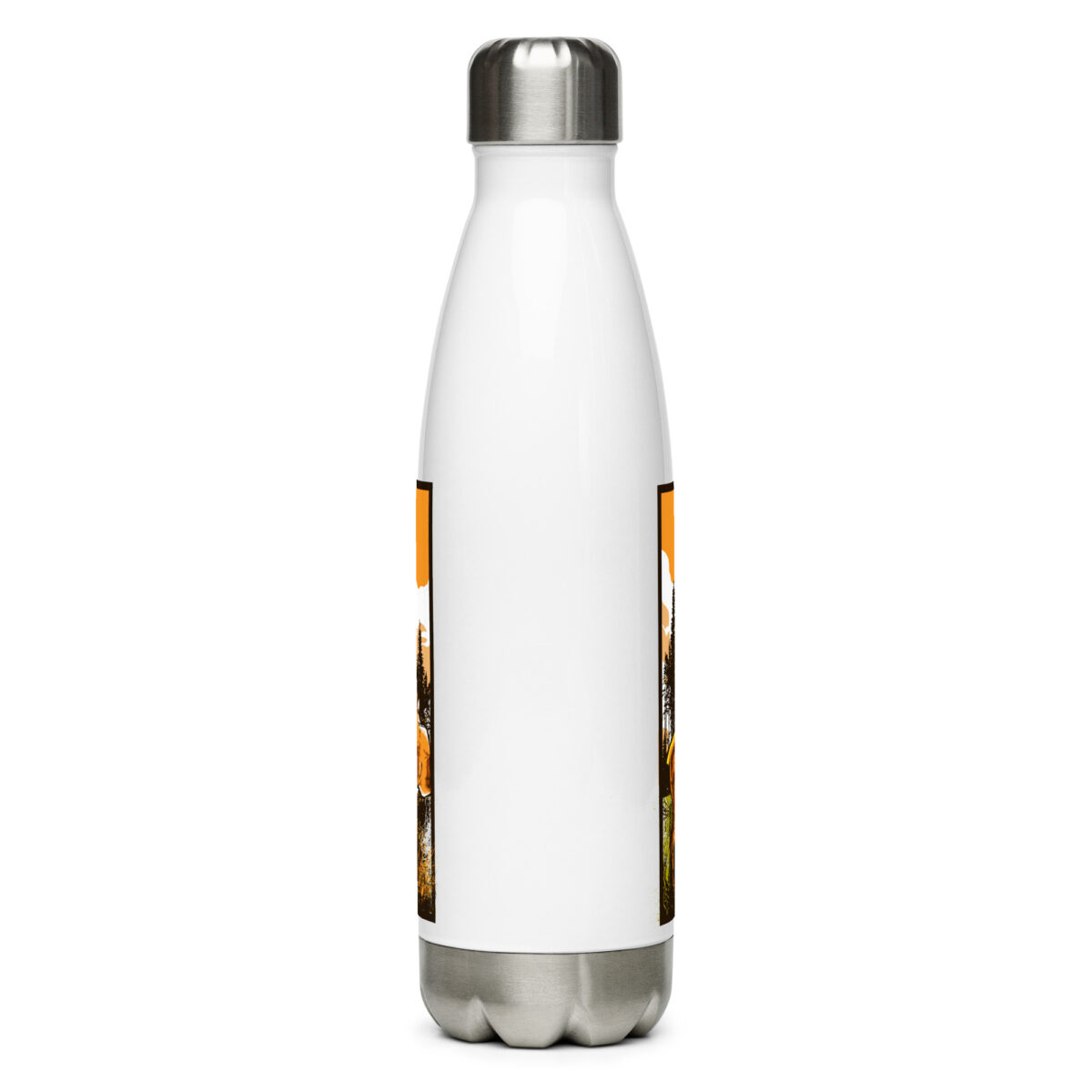 stainless steel water bottle white 17oz back 64a2f3402f6e8