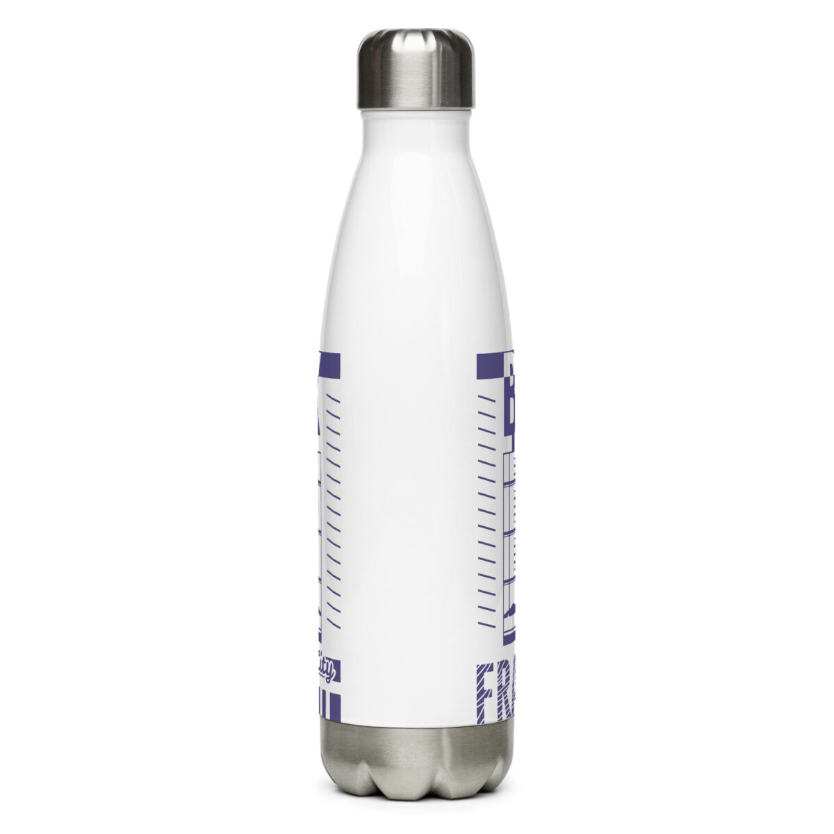 stainless steel water bottle white 17oz back 64a6b175f0aed