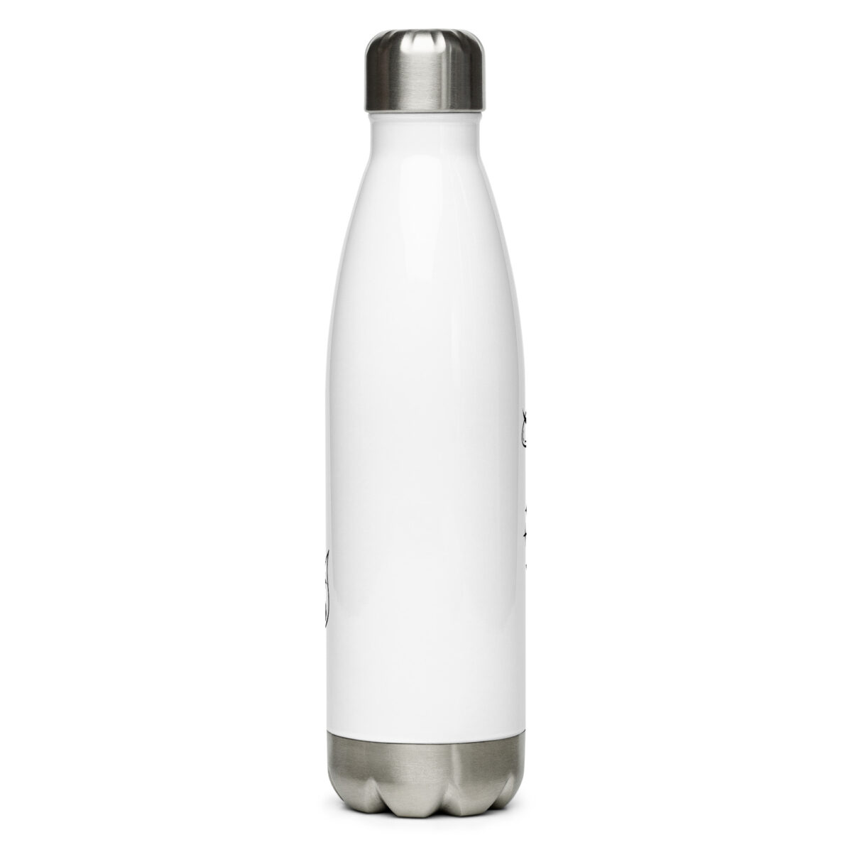 stainless steel water bottle white 17oz back 64ad48544df55