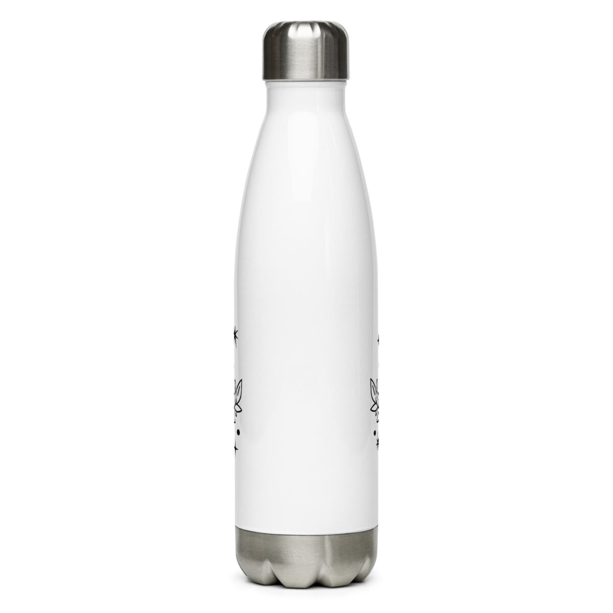 stainless steel water bottle white 17oz back 64ad4a98d7849