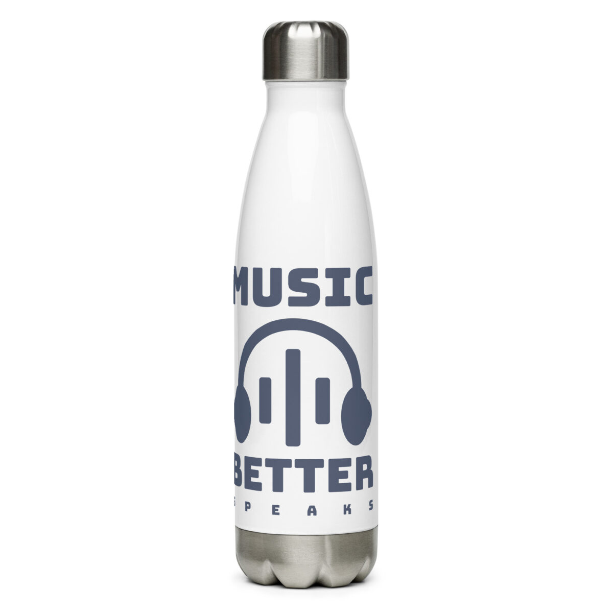 stainless steel water bottle white 17oz front 64a2b54608c9c