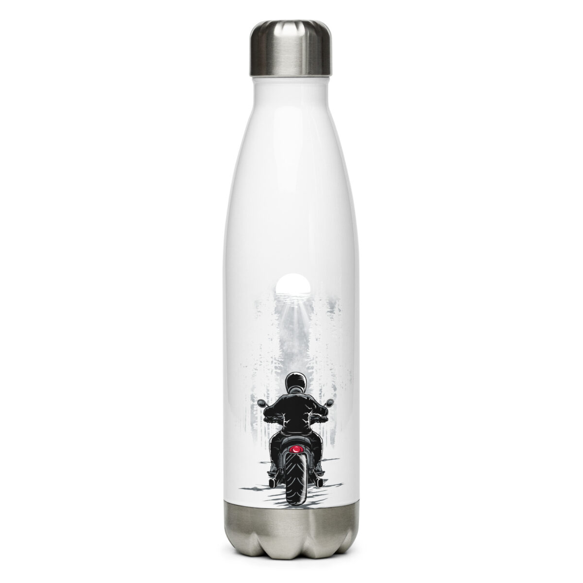 stainless steel water bottle white 17oz front 64a2fa652b509