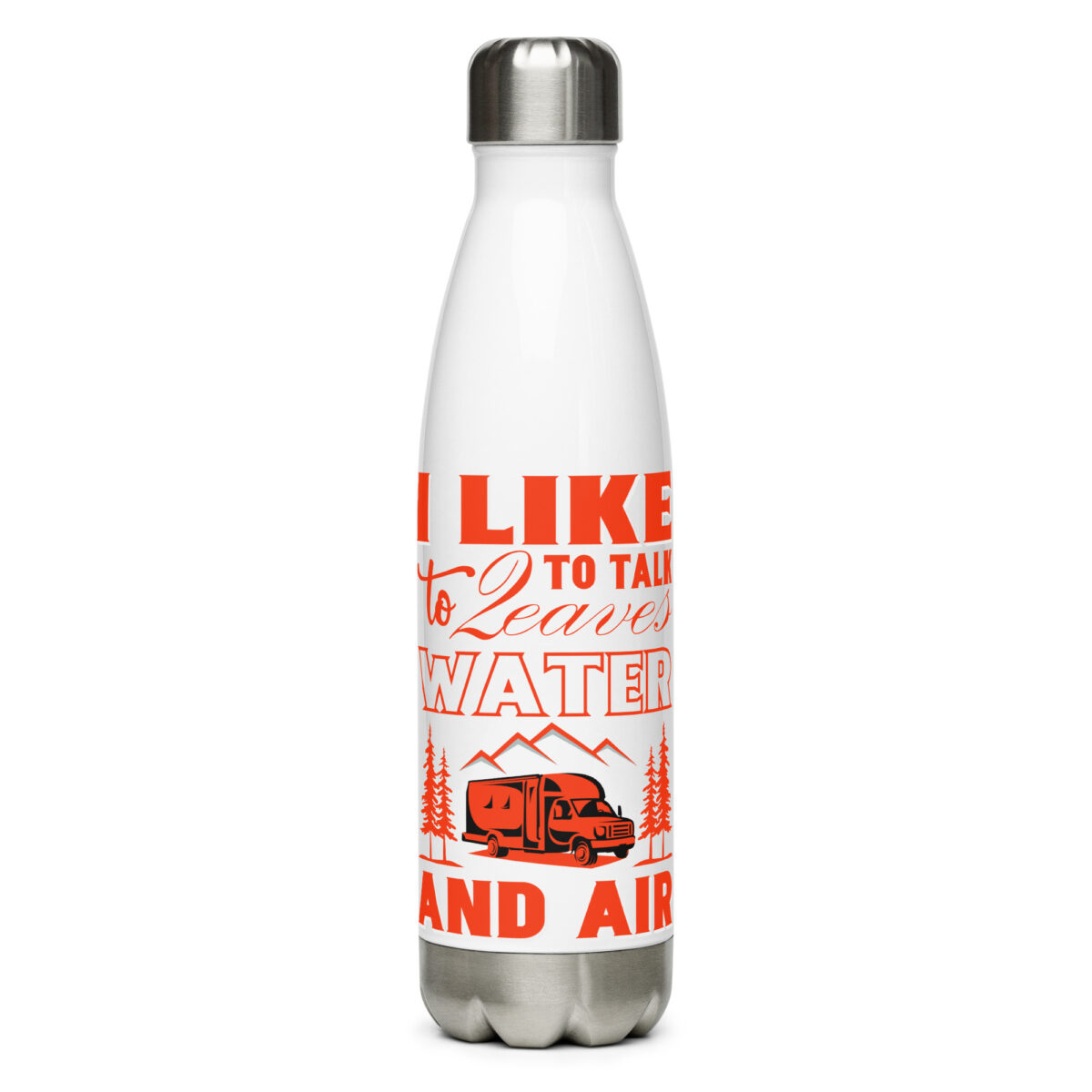 stainless steel water bottle white 17oz front 64a409ed0c820