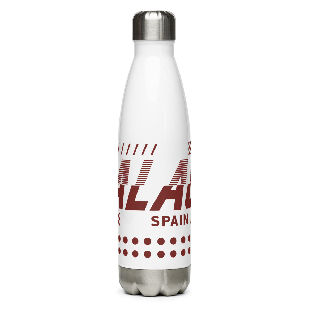 stainless steel water bottle white 17oz front 64a69b646271d