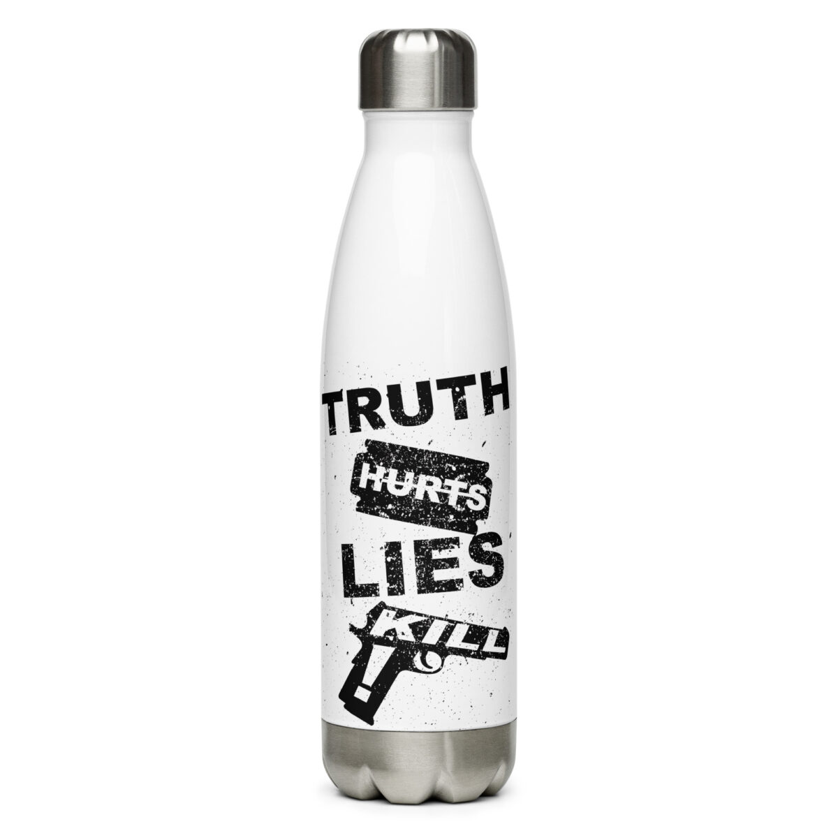 stainless steel water bottle white 17oz front 64abf413153ad