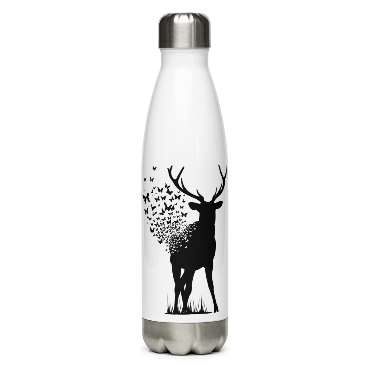 stainless steel water bottle white 17oz front 64ac2e179c909