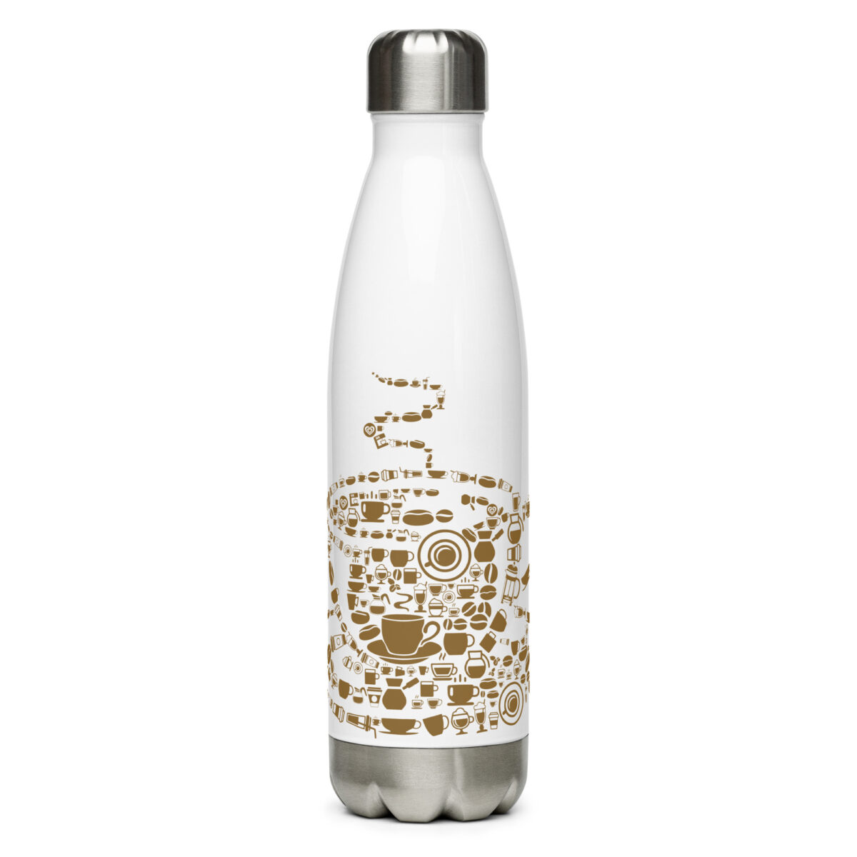 stainless steel water bottle white 17oz front 64ac31c8b611f