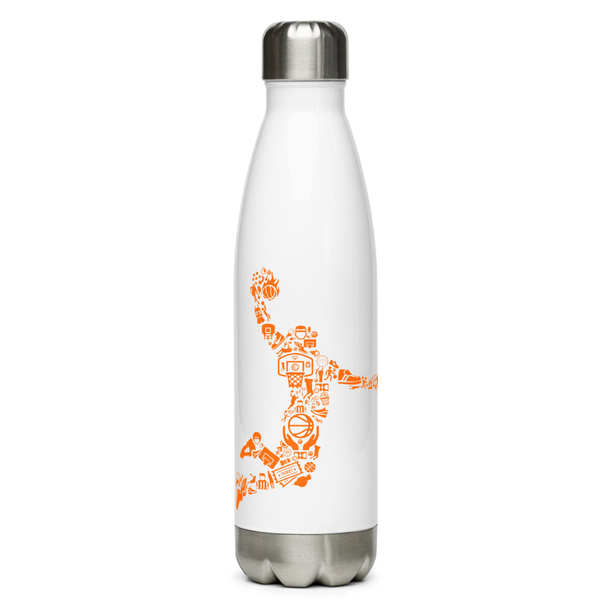 stainless steel water bottle white 17oz front 64ac36c81ea6d