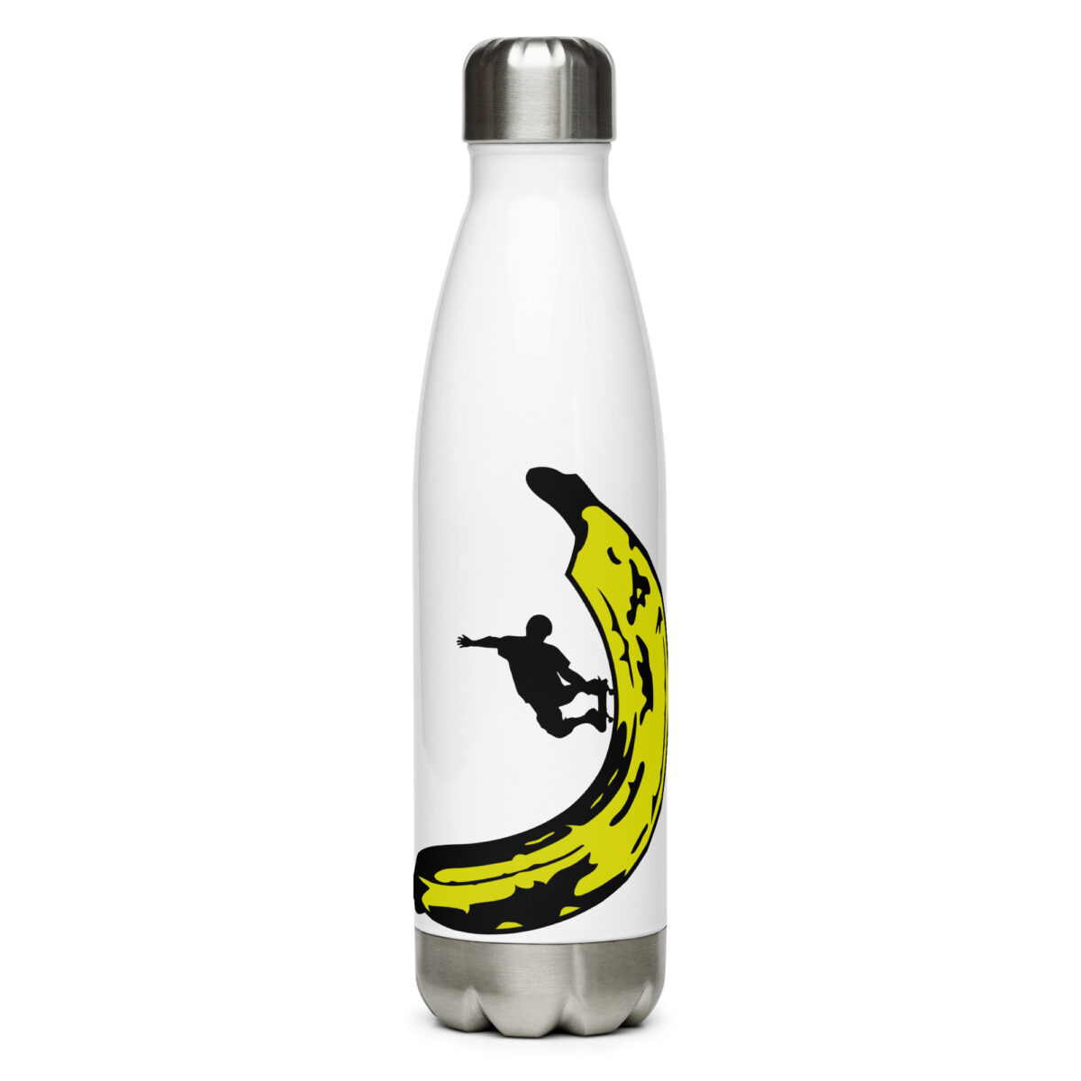 stainless steel water bottle white 17oz front 64ac3808e57a6