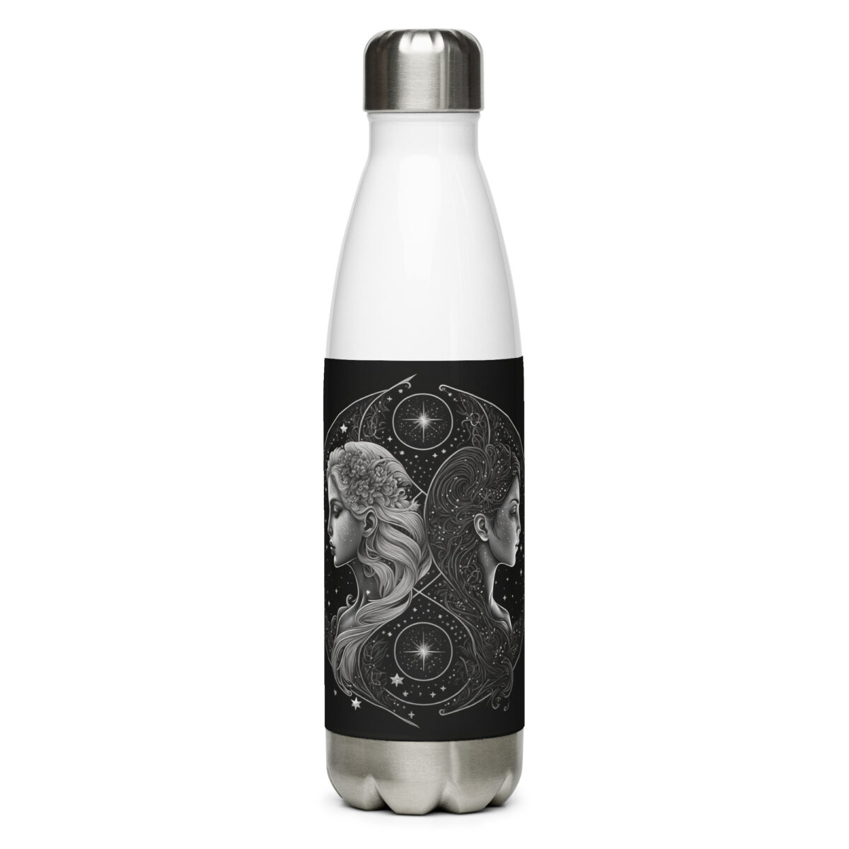 stainless steel water bottle white 17oz front 64ac42717eff6