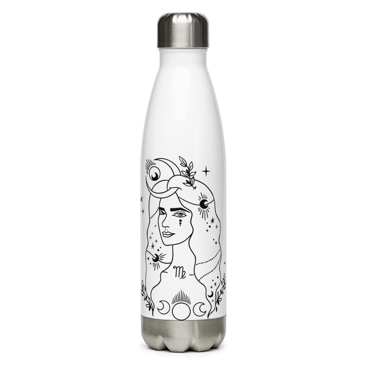 stainless steel water bottle white 17oz front 64ad4b0f162d6