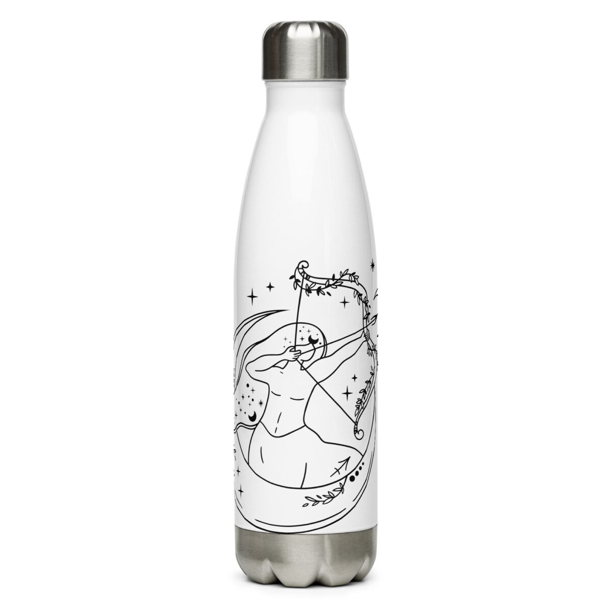 stainless steel water bottle white 17oz front 64ad4b838c68e