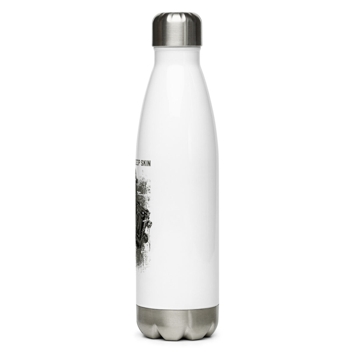 stainless steel water bottle white 17oz left 64a2bdef098a7