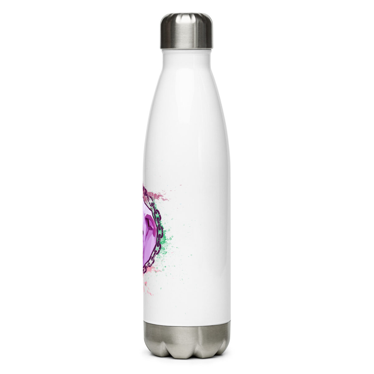 stainless steel water bottle white 17oz left 64a2c5addf90e