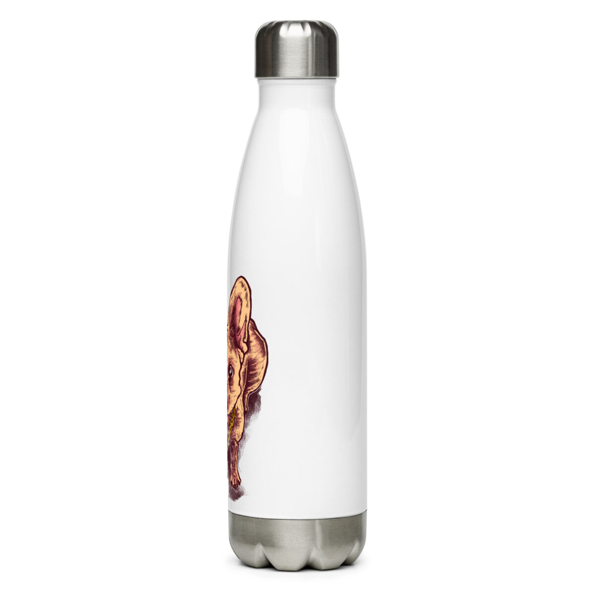 stainless steel water bottle white 17oz left 64a2c7b4dfb22