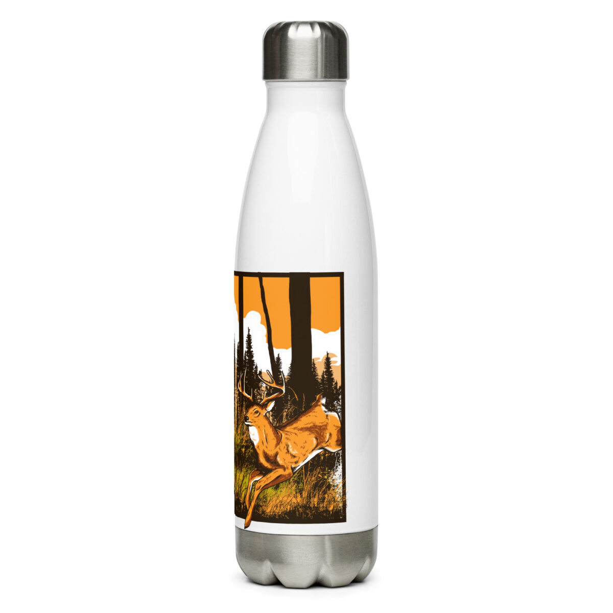 stainless steel water bottle white 17oz left 64a2f3402f65c