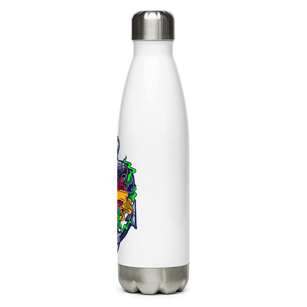 stainless steel water bottle white 17oz left 64a2f3b87b6ca