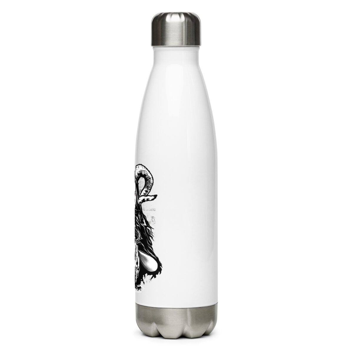 stainless steel water bottle white 17oz left 64a2fd2dd8df7