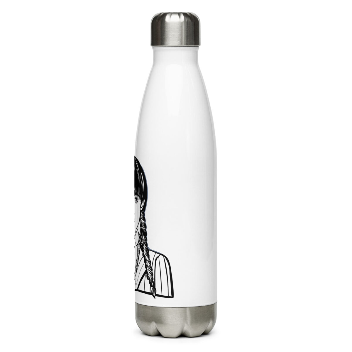 stainless steel water bottle white 17oz left 64a3034ea59c1