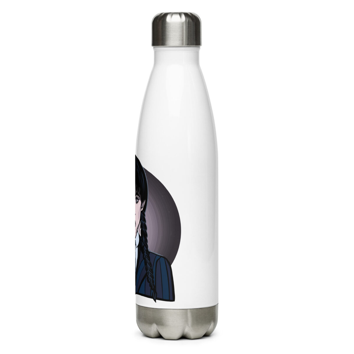 stainless steel water bottle white 17oz left 64a303a312995