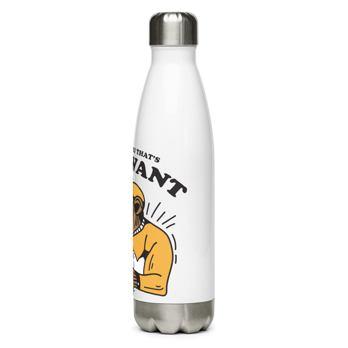 stainless steel water bottle white 17oz left 64a4526259cc8