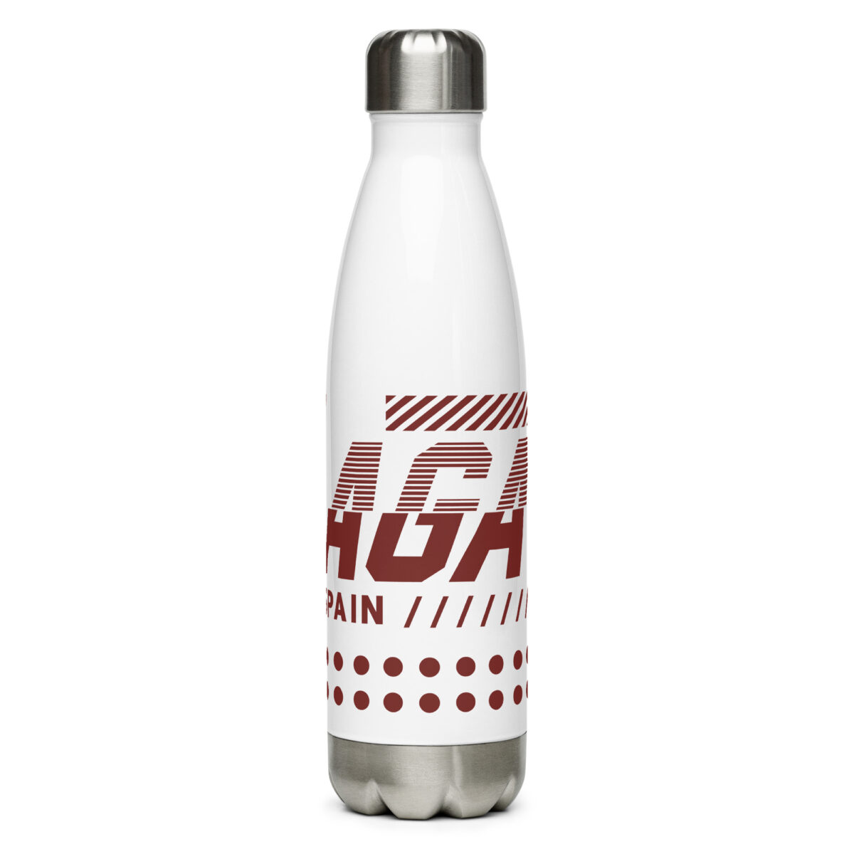 stainless steel water bottle white 17oz left 64a69b6463435