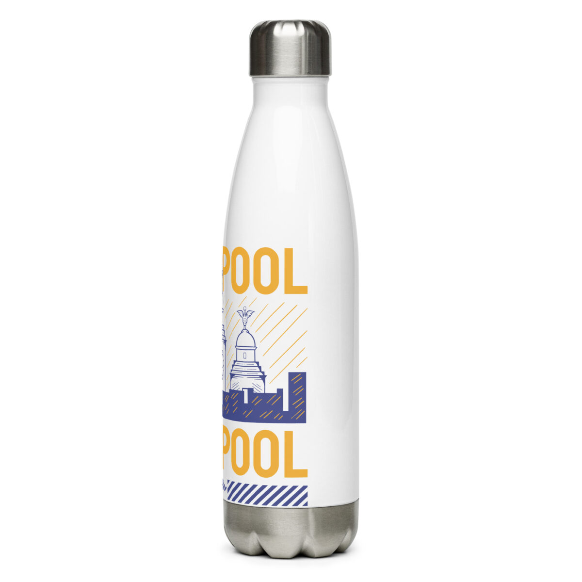 stainless steel water bottle white 17oz left 64a69dcc35c7b