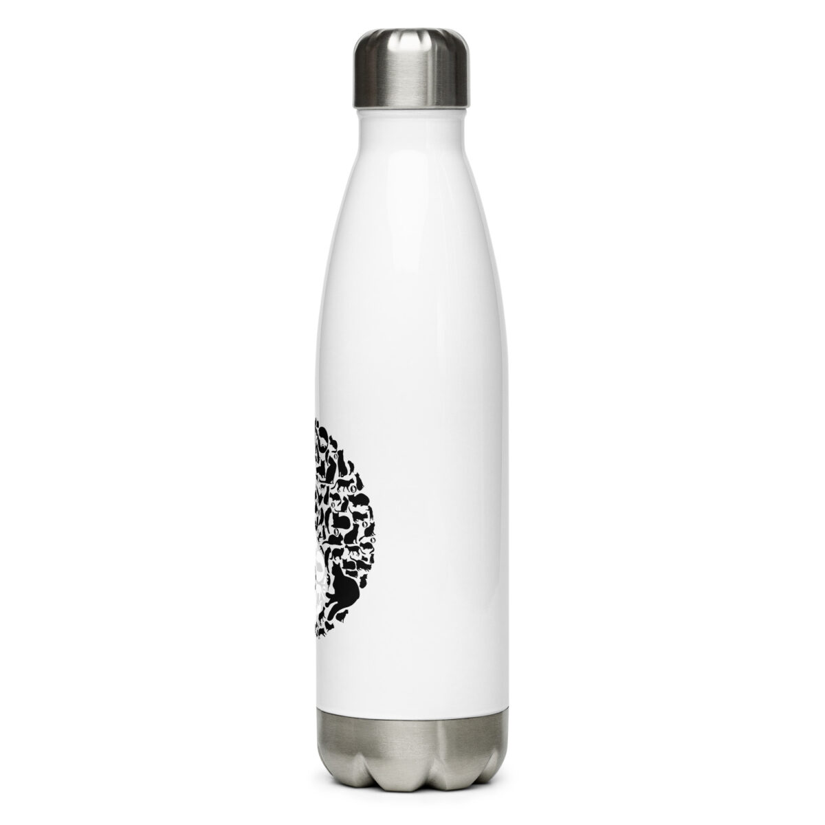 stainless steel water bottle white 17oz left 64abf10896dac