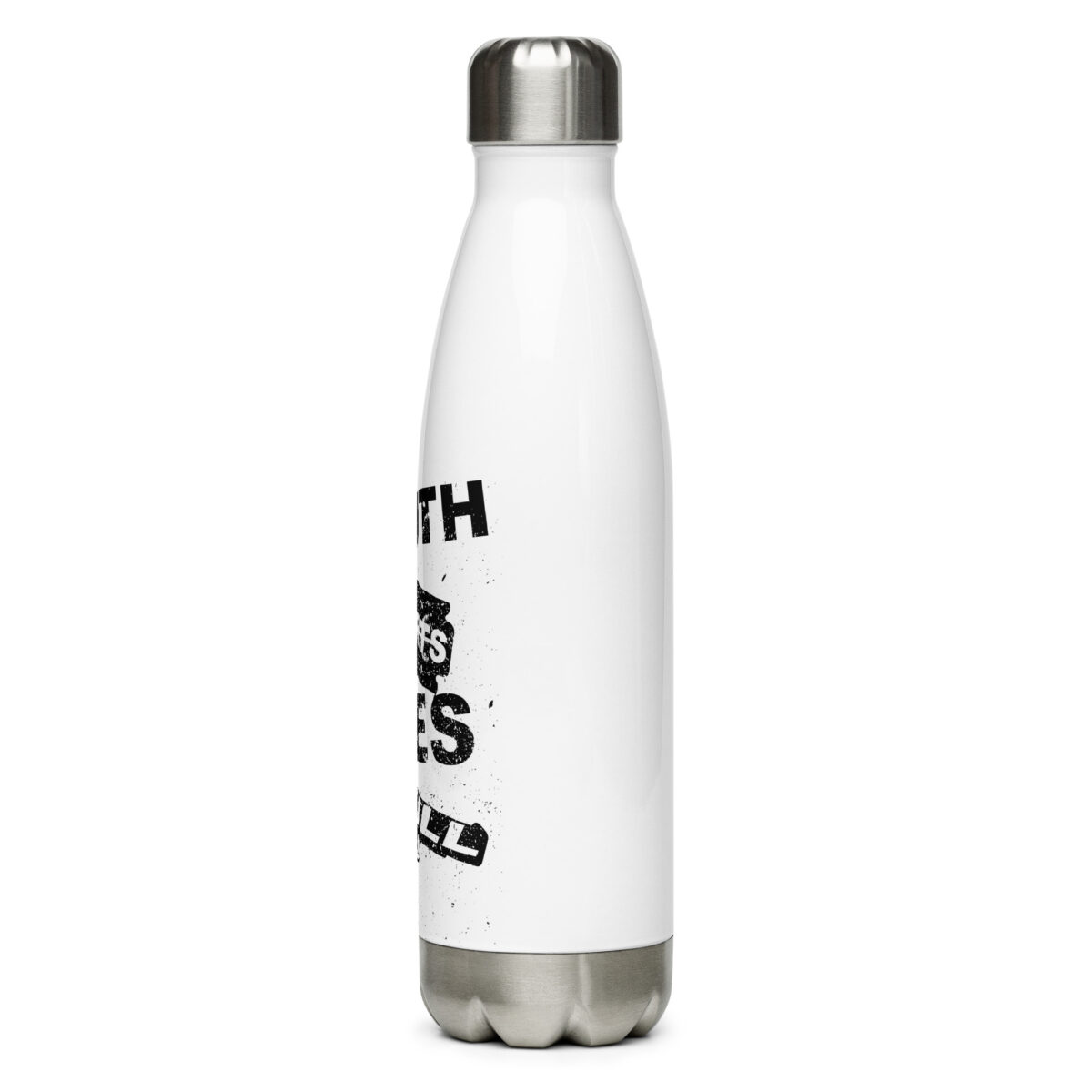 stainless steel water bottle white 17oz left 64abf41317369