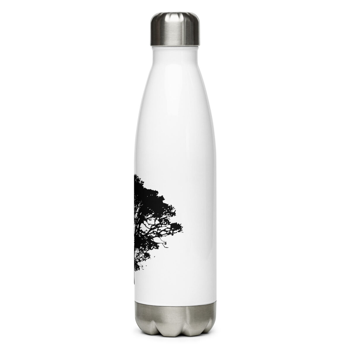 stainless steel water bottle white 17oz left 64ac03324ecb0