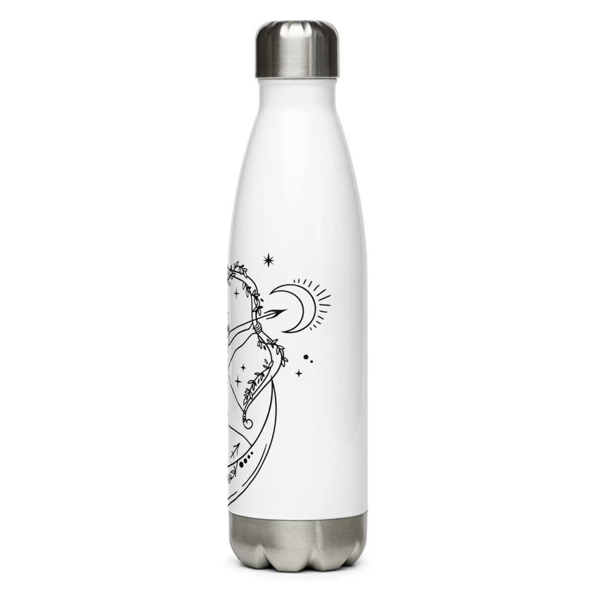 stainless steel water bottle white 17oz left 64ad4b838ea34