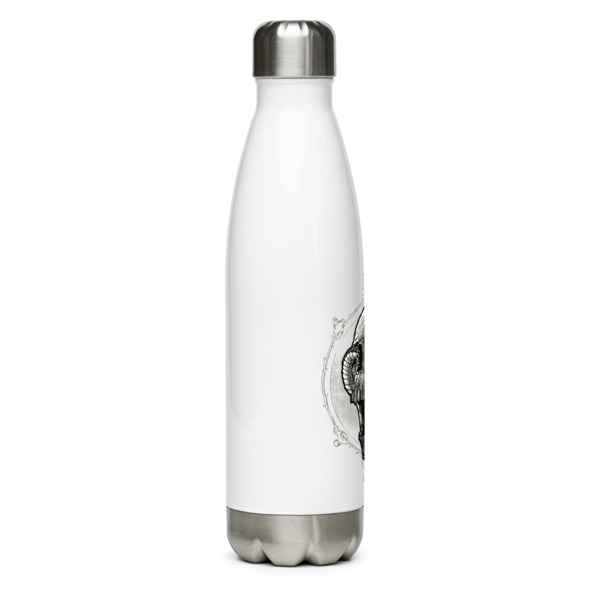 stainless steel water bottle white 17oz right 64a2c3e5e8a0b