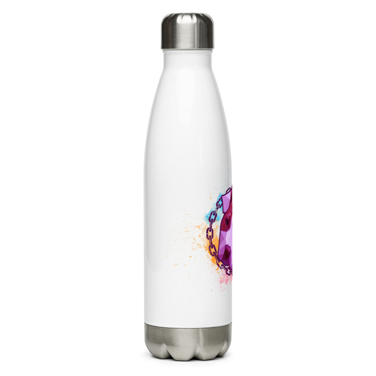 stainless steel water bottle white 17oz right 64a2c5addf81e