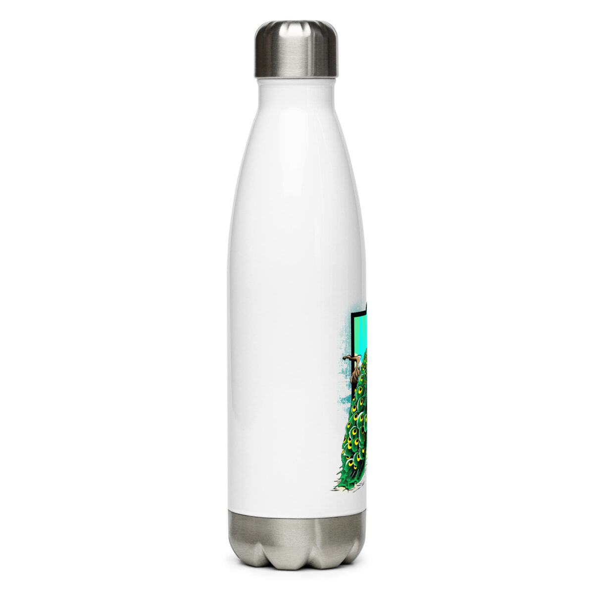 stainless steel water bottle white 17oz right 64a2c6c63c0ed