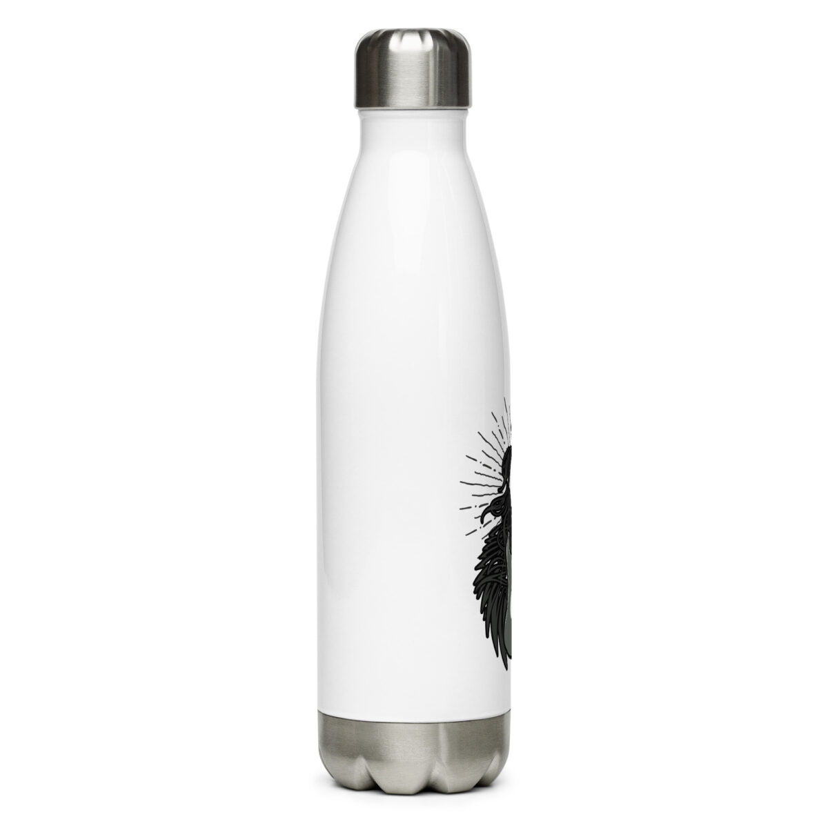 stainless steel water bottle white 17oz right 64a2f70f3c442