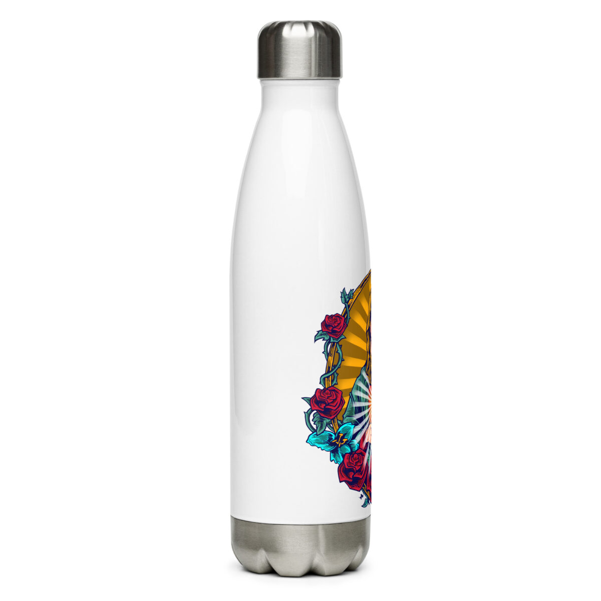 stainless steel water bottle white 17oz right 64a2f7ea7fe37