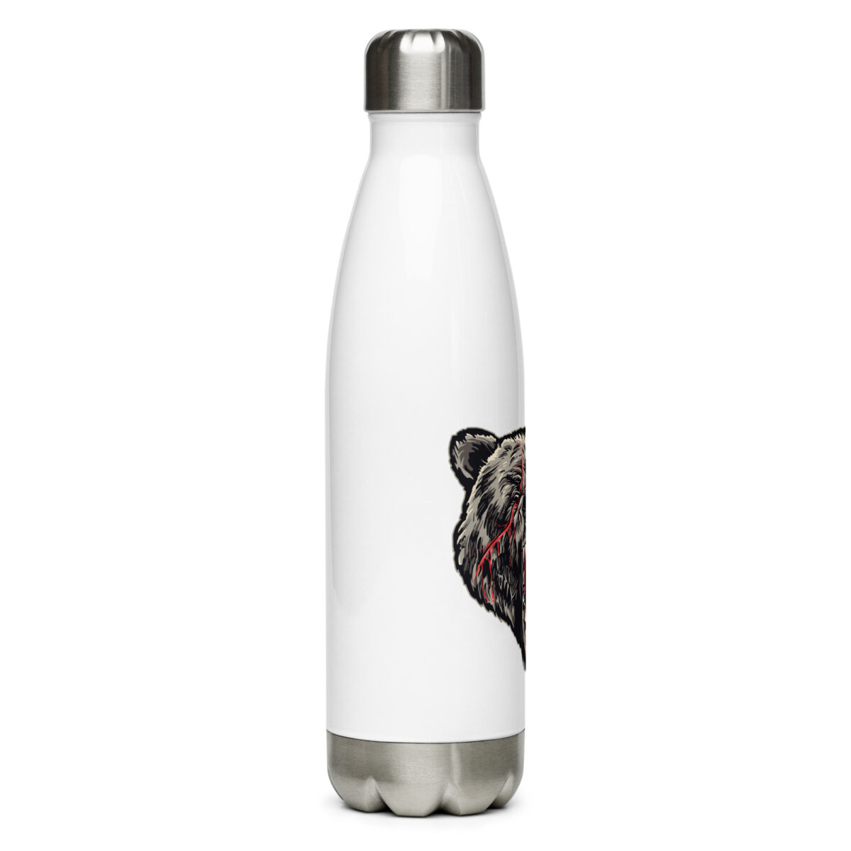 stainless steel water bottle white 17oz right 64a301742eb7f