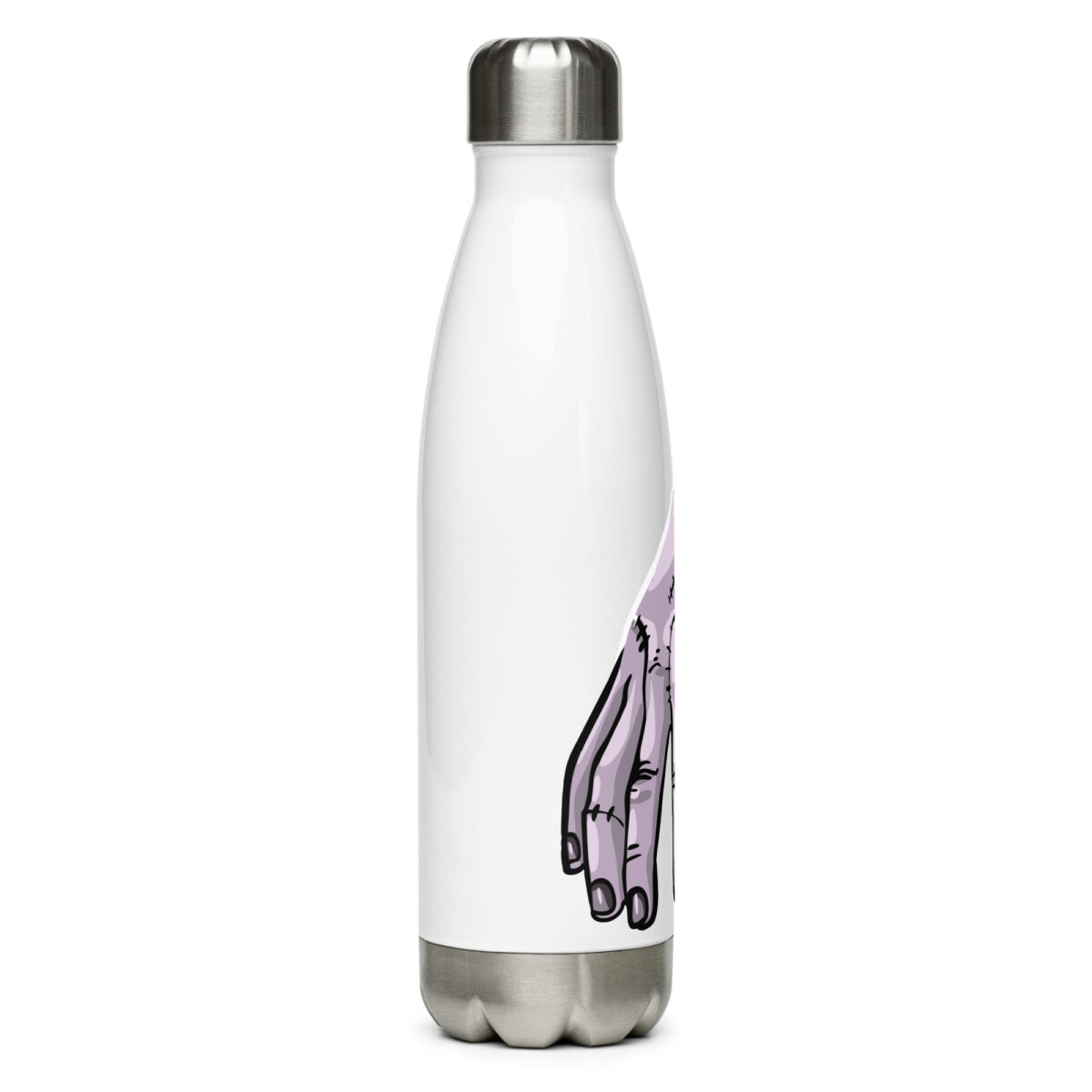 stainless steel water bottle white 17oz right 64a303f6c77da