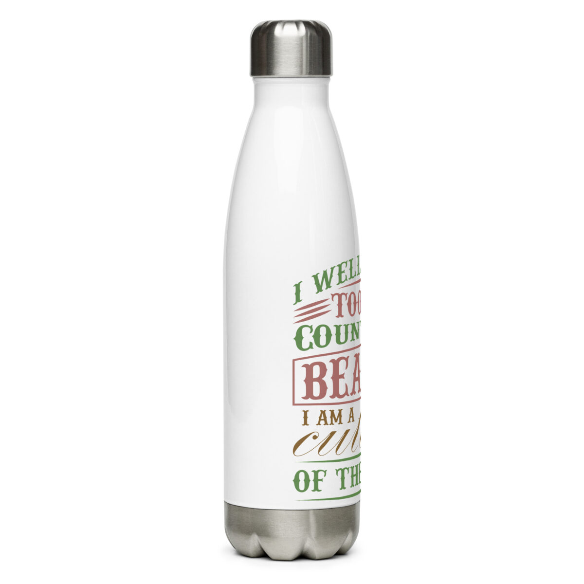 stainless steel water bottle white 17oz right 64a408128781d