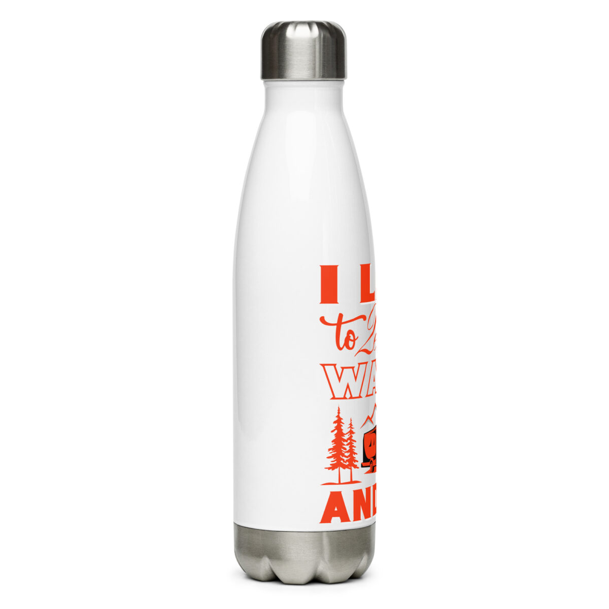 stainless steel water bottle white 17oz right 64a409ed0d54a