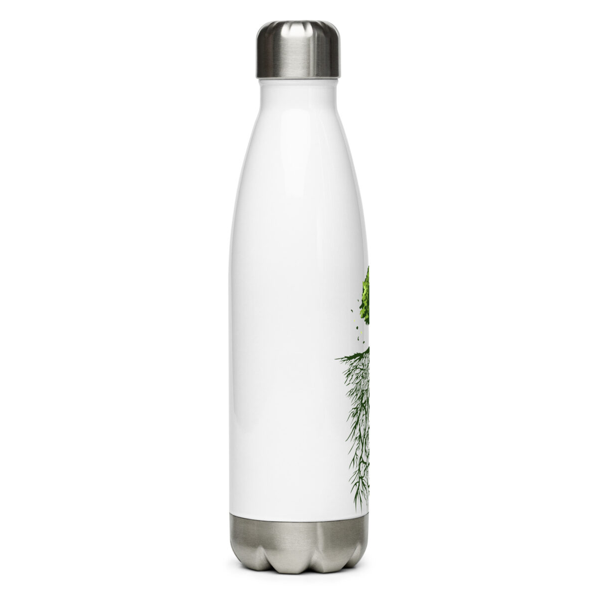 stainless steel water bottle white 17oz right 64ac03f2cd66f