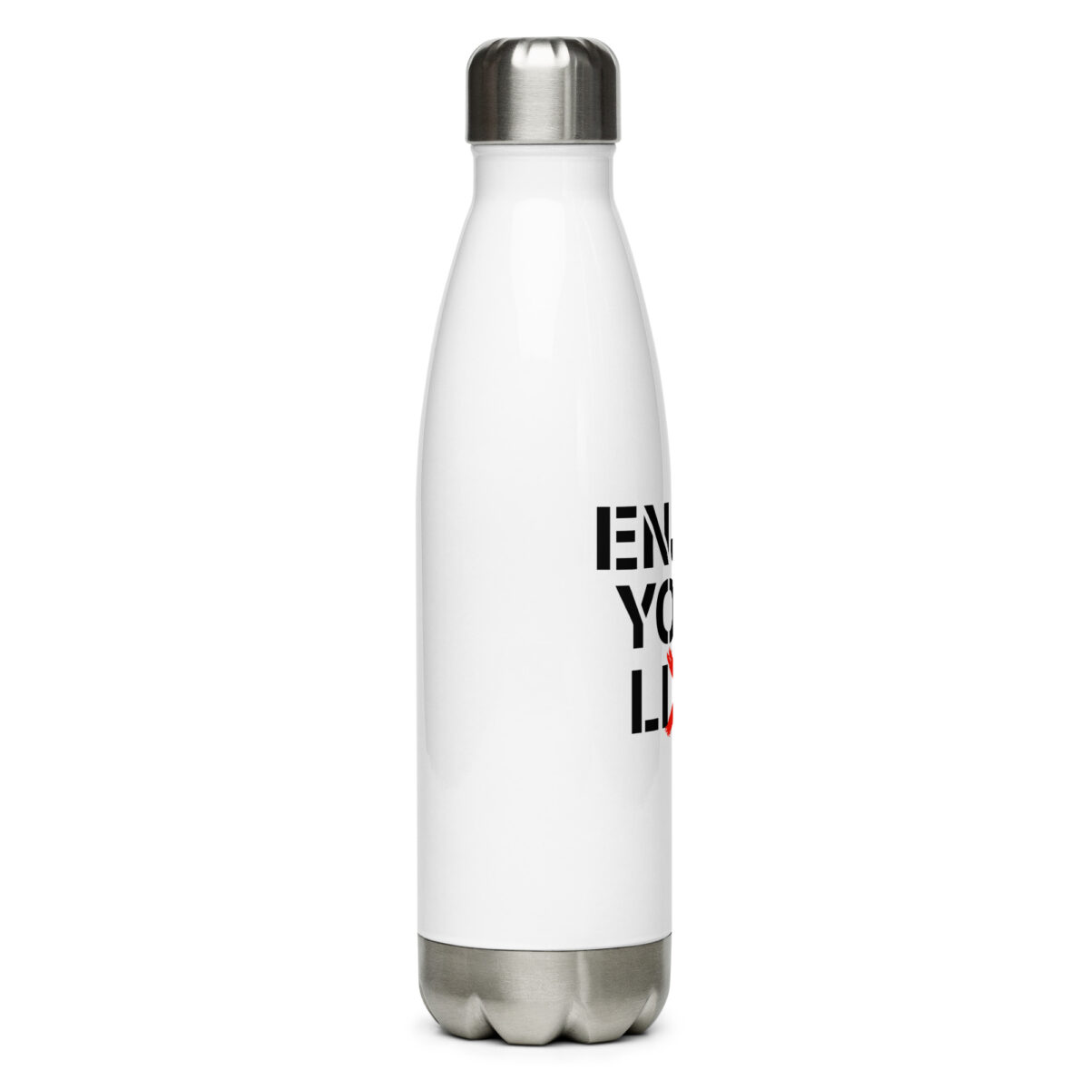 stainless steel water bottle white 17oz right 64ac289458aa9